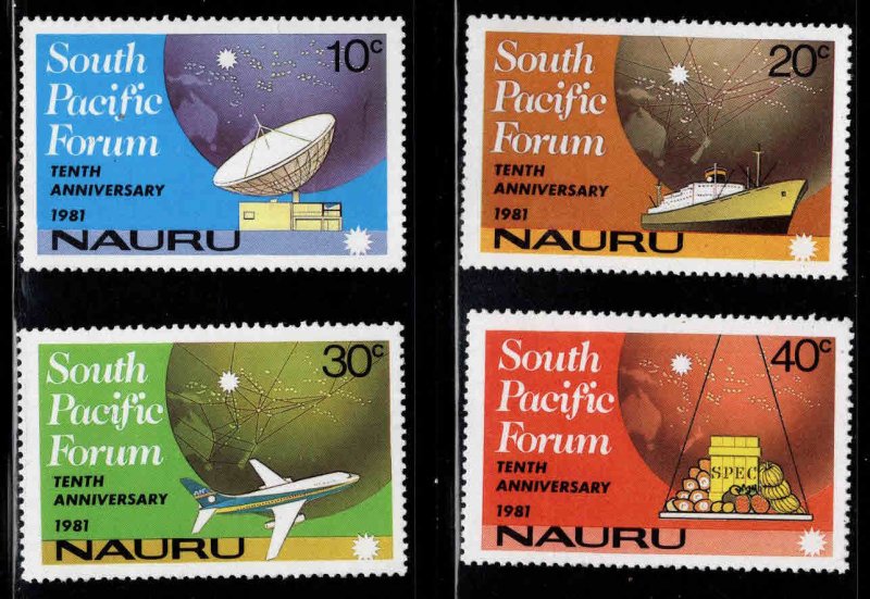 NAURU Scott 240-243  MNH** South Pacific Forum set  1981