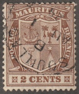 Mauritius,  stamp, Scott#94,  used,  hinged,  #M-94
