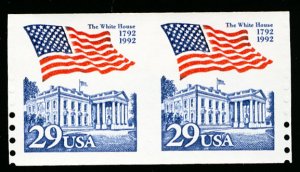 US #2609c IMPERF BETWEEN PAIR,  VF mint never hinged,   a super select error,...