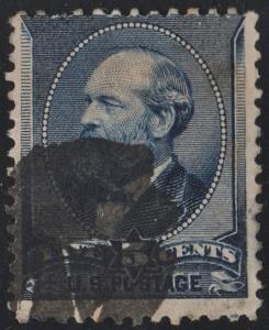 SC#216 5¢ Garfield (1888) Used