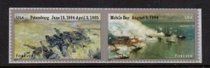 2014  Civil War Horizontal Pair - MNH