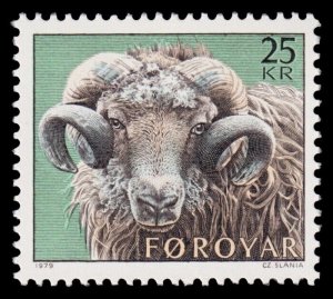 Faroe Islands Scott 42 (1979) Mint NH VF, CV $6.00 C