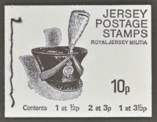 Jersey SG#SB21 Booklet MNH 10p Military Headgear