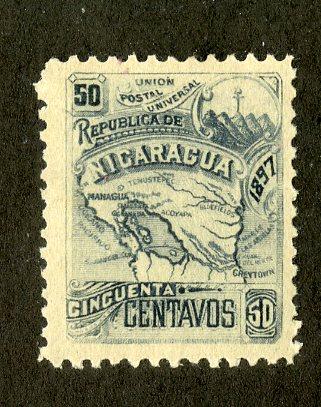 NICARAGUA 95 MH SCV $9.00 BIN $3.75 GEOGRAPHY