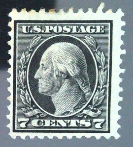 Scott #507 - F/VF - 7c Black - Washington - NG - 1917