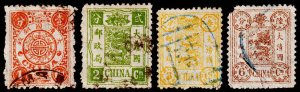 China Scott 16-18, 21 (1894) Used G to F, CV $205.00 C