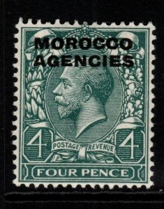 MOROCCO AGENCIES SG47 1921 4d GREY-GREEN MTD MINT