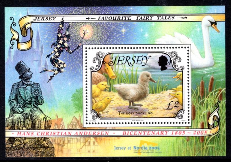 Jersey 1161 Hans Christian Andersen Souvenir Sheet MNH VF