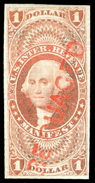 U.S. REV. FIRST ISSUE R72a  Used (ID # 84039)