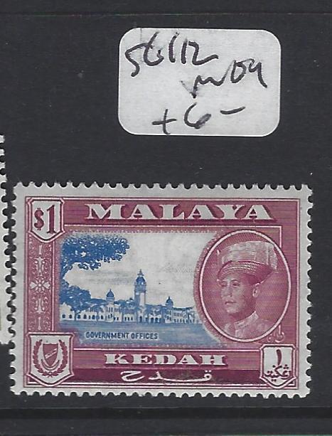 MALAYA KEDAH  (PP2303B)  SULTAN   $1.00   SG 112   MOG