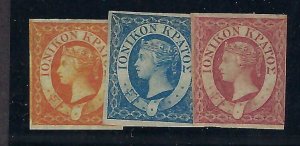 Ionian Island Scott #1-3 Unused F-VF