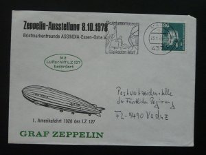 airship Graf Zeppelin commemorative cover Germany 1985