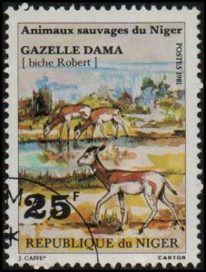 Niger 539 - Cto - 25fr Gazelles (1981)