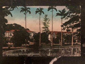 1926 Barbados Picture Postcard Cover To Waterbury USA  Codrington College