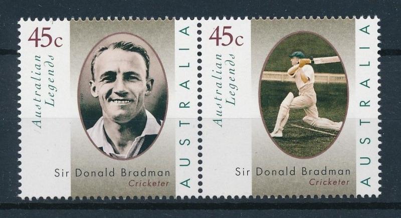 [73552] Australia 1997 Sport Legends Cricket Sir Donald Breadman  MNH