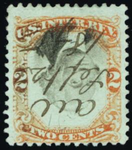 R151a, 2¢ F/VF With RARE INVERTED CENTER ERROR Cat $800.00 - Stuart Katz