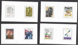 Canada #1818-34 MNH set of 68 cut from Millennium Collection Book, issued 1999