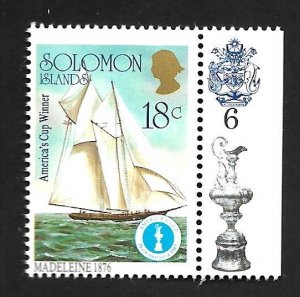 Solomon Islands 1986 - MNH + Tab - Scott #570c