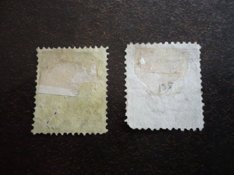 Stamps - Victoria - Scott# 132,135 - Used Part Set of 2 Stamps