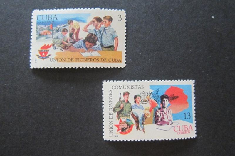 Cuba Sc 1389-1390 Scout Set MNH