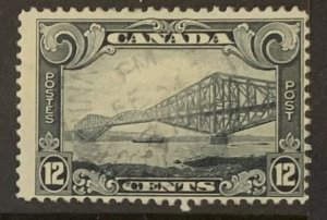 CANADA 1929 12 cents QUEBEC BRIDGE SG282 FINE USED