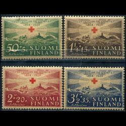 FINLAND 1939 - Scott# B35-8 Red Cross Set of 4 LH stain