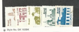 Brazil, Postage Stamp, #2064-2067, 2071-2072 Mint NH, 1986-88