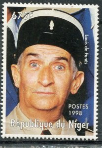 Niger 1998 LOUIS DE FUNES 1 value Perforated Mint (NH)