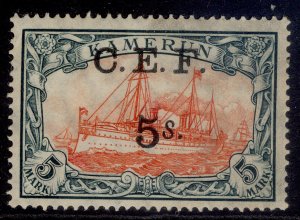 CAMEROON GV SG B13, 5s on 5m carmine & black, LH MINT. Cat £275.