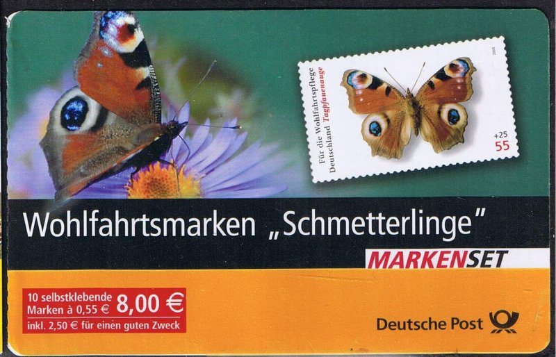 Germany 2005,Sc.#B965 MNH booklet, Butterflies