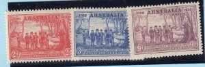 Australia 1937 150th Anniversary Of New South Wales Set SG193-195 MH BP8274