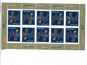 Lativia  2003  Europa mini sheet   Mint VF NH