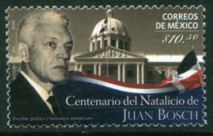 MEXICO 2643, $10.50P Juan Bosch Pres. of Dominican Rep. MNH.