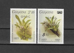 GUYANA 1987 SG 1930/1 MNH