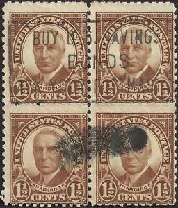 # 684 USED BROWN WARREN G. HARDING