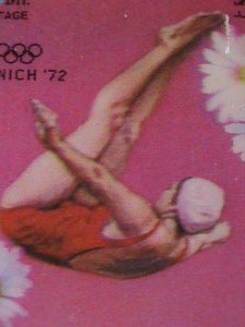 ​UM-AL QIWAIN STAMP-1972- OLYMPIC GAME MUNICH'72 - AIRMAIL- 3-D STAMP MNH #1