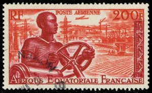 French Equatorial Africa #C41 Age of Mechanization; Used