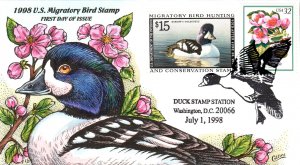 #RW65A Barrow's Goldeneye Collins FDC