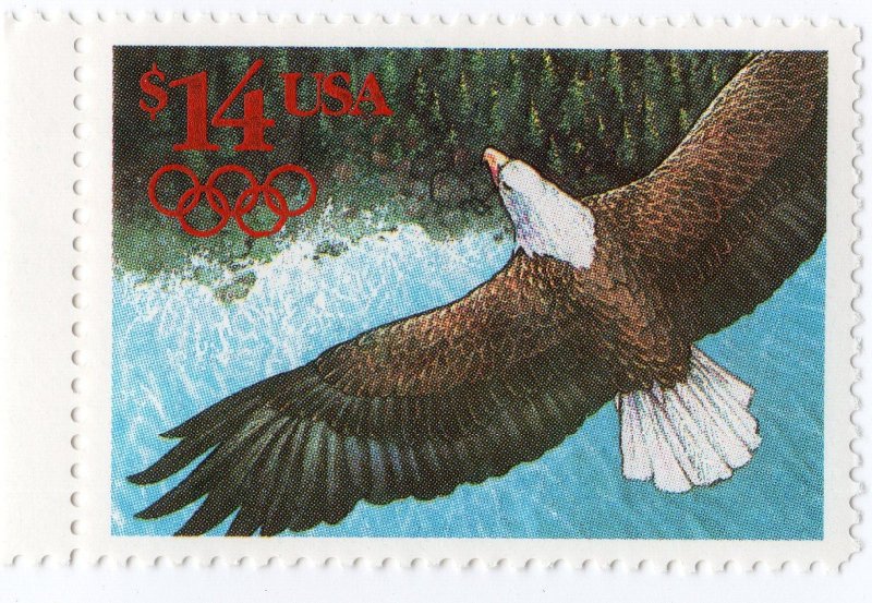 Scott #1909-2122-2540-2541-2542 Eagle High Denom Stamps $46.95 (FV) - MNH