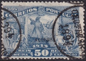 Azores 1894 Sc 70 used commemorative cancel