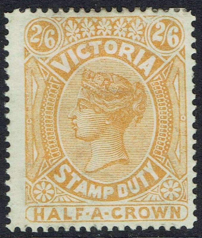 VICTORIA 1884 QV 2/6 WMK V/CROWN SG W33 PERF 12.5 