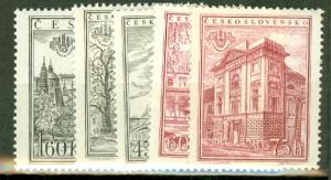 Czechoslovakia 719a-e mint CV $23.75