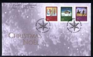 1873-1875, FDC, Canada, Christmas Nativity, 2000, Nov 3
