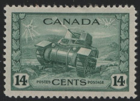 Canada 1942-43 MH Sc 259 14c Ram tank War Issue