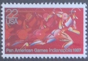 USA 1987 PAN AMERICAN GAMES  SG2241 UNMOUNTED MINT