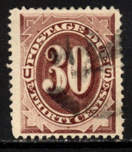 SCOTT J27 1891 30 CENT POSTAGE DUE ISSUE USED F-VF CAT $150!