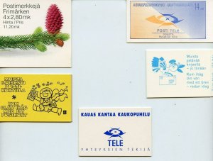 FINLAND   LOT OF 22  DIFFERENT COMPLETE UNEXPLODED BOOKLETS  MINT NEVER HINGED 