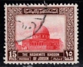 Jordan - #331 Dome of the Rock (Wmk 305) - Used