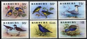 1976 Barbuda 261-266 Birds 14,00 €​​​​​​​