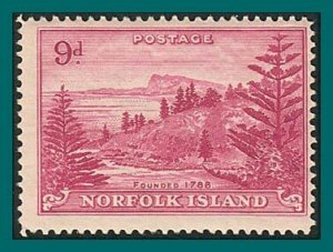 Norfolk Island 1947 Ball Bay, MNH #10,SG10